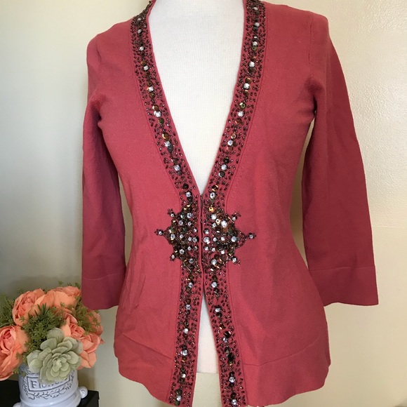 Nine West Gorgeous Embellished Cardigan. - Picture 6 of 8